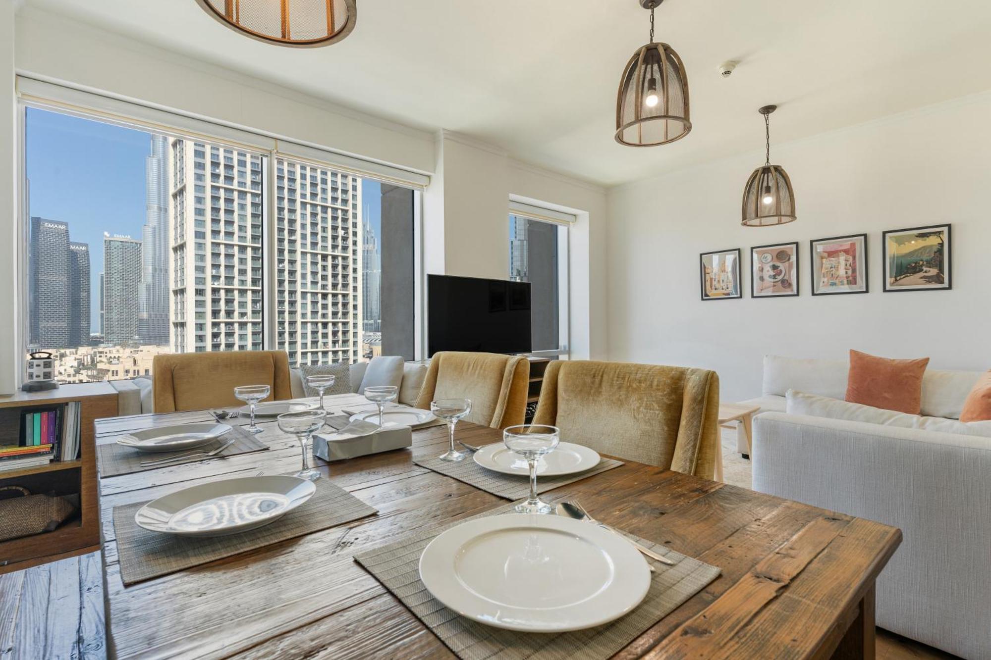 Chic 2Br Apartment, Prime Location Near Dubai Mall - Allsopp&Allsopp Exterior photo